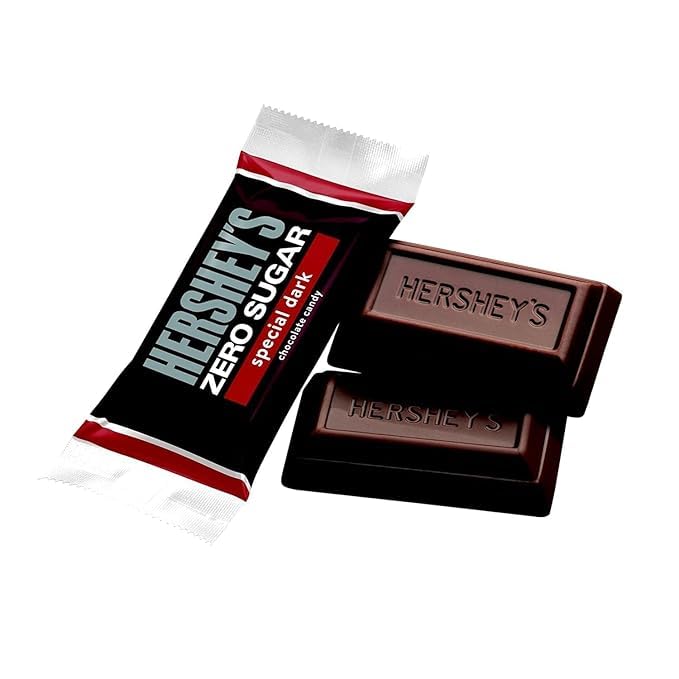 Sugar-Free Dark Chocolate Candy – Rich Cocoa Flavor Individually Wrapped Low Carb Keto-Friendly 3 oz Each (Pack of 3 Dark Chocolate)