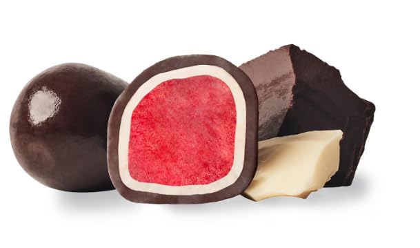 Tru Fru Nature's Strawberries White and Dark Chocolate Covered Freeze-Dried 130z