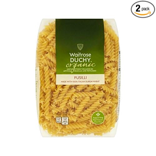 Duchy Waitrose Organic Fusilli 500g - Pack of 2