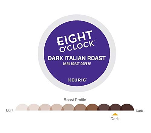 Eight O Clock Dark Italian Roast Single-Serve Keurig K-Cup Pods Dark Roast Coffee 120 Count (5 Boxes of 24 Pods)