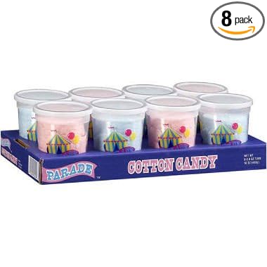 Parade Cotton Candy - 8/2oz tubs