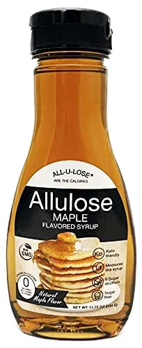 BetterTaste Natural Maple &amp Honey Flavored Allulose Syrup 11.75-Ounce Bottle of Each Combo Pack Zero Calorie Sugar Substitute Non-GMO Non-Erythritol Gluten Free &amp Vegan Liquid Sweetener