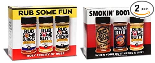 Gift Pack Combo - Rub Some Fun &amp Smokin' Booty Rubs