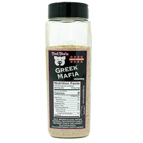 PorkMafia Greek Mafia Seasoning 24 oz - Greek Style Lamb Pork Chicken BBQ Rub and Grilling Seasoning