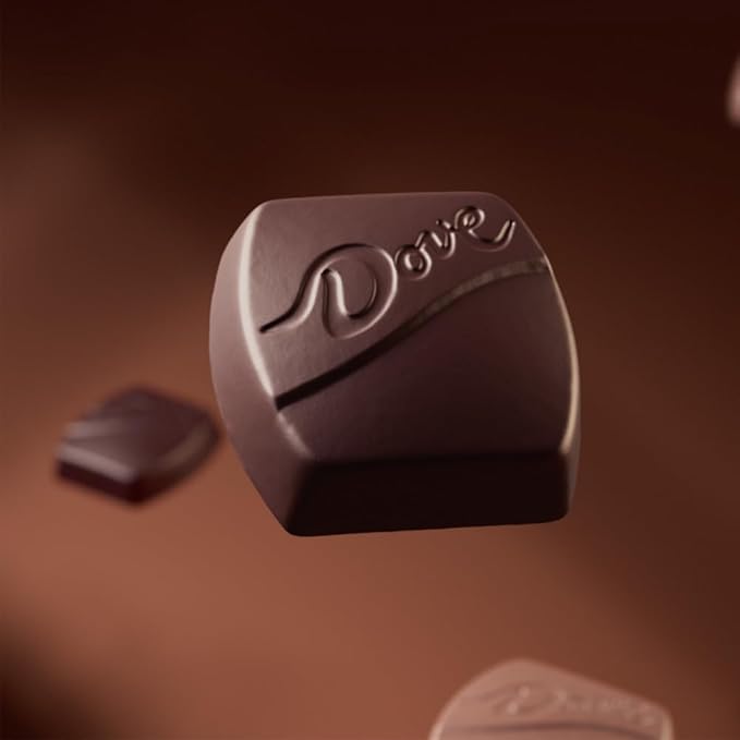 DOVE PROMISES Individually Wrapped Dark Chocolate &amp Peanut Butter Candy 6.74 Oz Bag (Pack of 8)