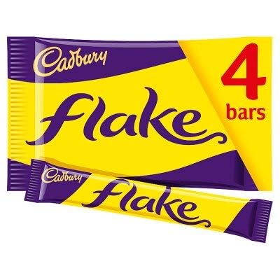 Cadbury Flake 4 bars of 20g each ( 80g ) - Pack of 20