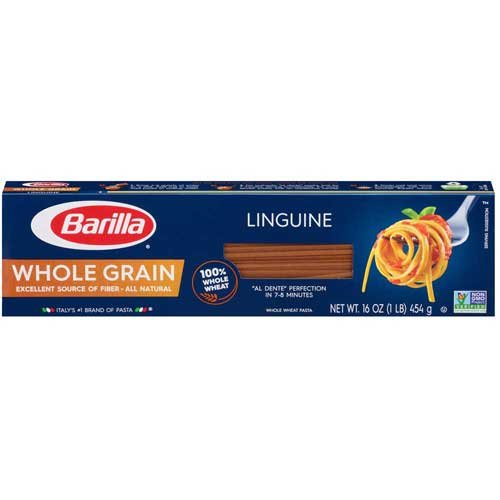 Barilla Whole Grain Linguine Pasta 16 Ounce -- 20 per case.