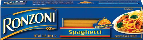 Ronzoni Spaghetti 16-Ounce (Pack of 10)