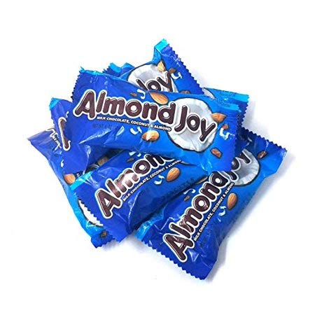 Almond Joy Bars Milk Chocolate Coconut Filled Snack Size Treats 3 Pounds