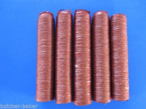 2 PACKS of 17 mm snack stick casings. Edible. 10 strands total. Collagen casings for 42 lbs of snack sticks. Easy to use. No soaking needed. Finished diameter of approx 5/8. Requires slim 3/8 tube