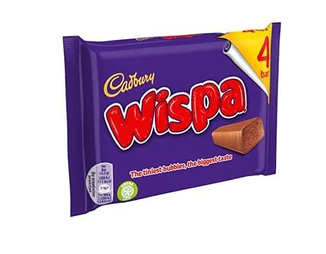 Cadbury Wispa 4 Bars (Pack of 11 Total 44 Bars)