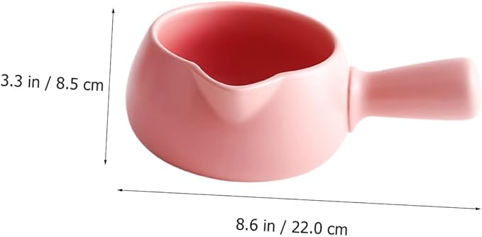 Alipis Revere Ware Inspired Pot Multipurpose Milk Pan for Noodles Soup Ceramic Soup Pot Easy Clean