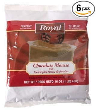 Royal Chocolate Mousse Mix 16 Ounce -- 6 per case.