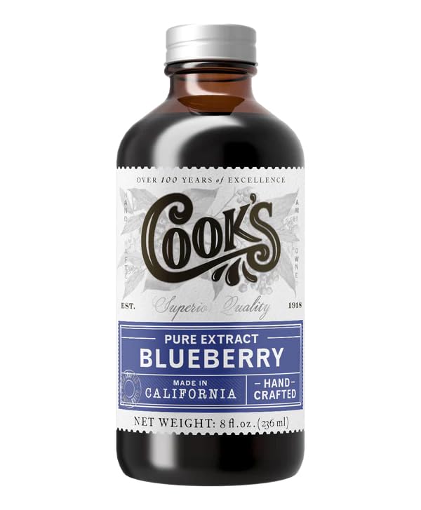Cook's Blueberry Extract for Baking Pies Jam Jellies Candies Syrup 8 oz