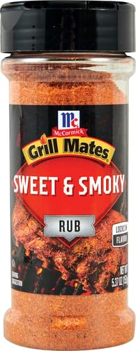 McCormick Grill Mates Sweet &amp Smoky Rub 5.37 Oz (Pack of 4)