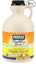 Maple Syrup Organic Grade A 32 oz by Now Foods (Pack of 3)