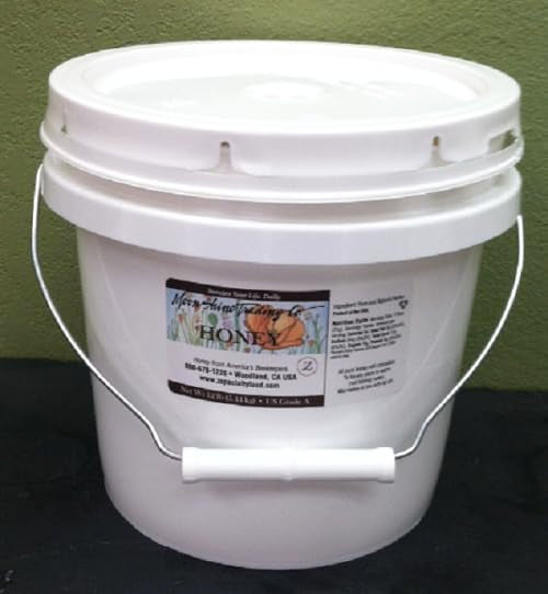 Moon Shine Trading Co. California Orange Blossom Honey - 1 Gallon - Organic All Natural Gourmet Honey