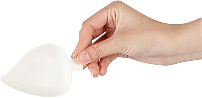 Restaurantware-Pulp Safe No PFAS Added 3.7 x 2.4 Inch Tasting Dishes 100 Disposable Dishes - Home Compostable Microwavable And Freezable White Bagasse Food Dish Leaf Shape For Appetizers