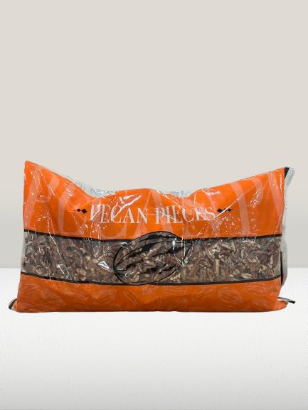 Pecan Pieces 5lb – Fresh Bulk Pecans for Baking Cooking &amp Snacking – Unsalted Shelled Natural Pecan Halves and Pieces