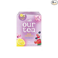 ROASTIQUE Berry Some Hibiscus with Real Dried Fruit – Premium Orgainc Tea Sweet Fruit Blend Hot or Iced Tea Eco-friendly PLA bags 8 Tea Bags