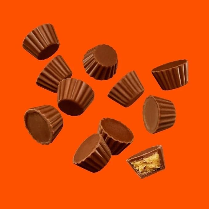REESE'S Chocolate Peanut Butter Candy Minis King Size (Pack of 16)