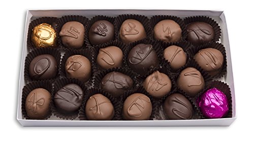 Mrs. Cavanaugh’s 1 lb Creams With &amp Without Nuts Mixed (Milk 65% &amp Dark 35%) Chocolate