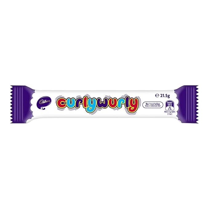 Cadbury Curly Wurly Chocolate Bar 26G (Pack Of 48)