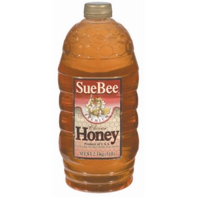 Natural Sue Bee Clover Honey - Five pounds