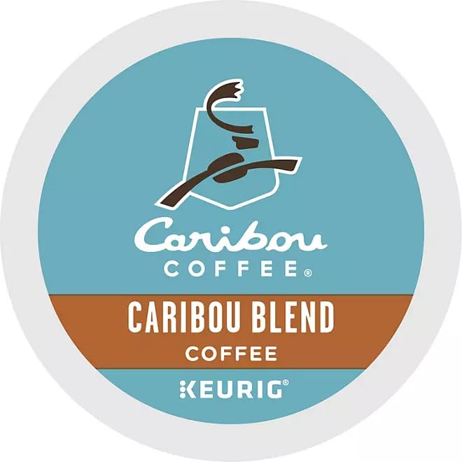Worldwide Nutrition Bundle Compatible with Caribou Coffee K-Cups Medium Roast – Ground Coffee with Sweet Spicy &amp Berry Notes – 80 Count Single-Serve Pods Caribou Blend Coffee K-Cups with Keychain