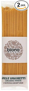 Biona Organic Spelt Spaghetti White 500g - Pack of 2