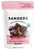 Sanders Small Batch Wonder Dark Chocolate Sea Salt Caramels 5.5oz (Dairy Free Vegan)