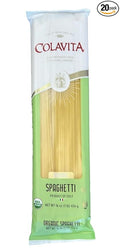 Colavita Pasta - Organic Spaghetti 1 Pound - Pack of 20