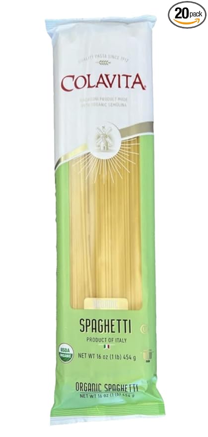 Colavita Pasta - Organic Spaghetti 1 Pound - Pack of 20