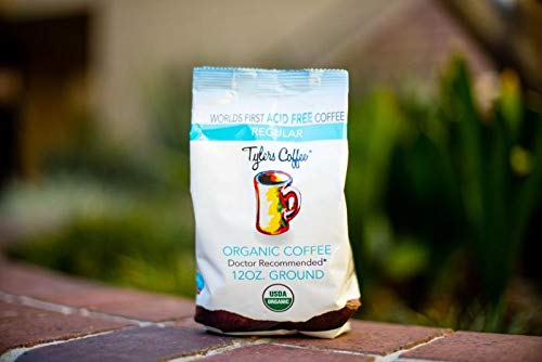 Tyler’s Ground Coffee - 100% Arabica Full Flavor - Whole Bean and Caffeinated - 12 oz