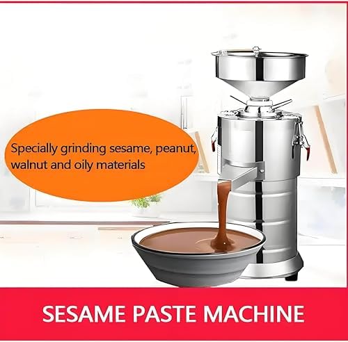 Peanut Butter Maker Machine - 1100W Electric Nut Grinder for Groundnuts Almonds Cashews &amp Sesame - Versatile Grain and Sauce Grinding Appliance