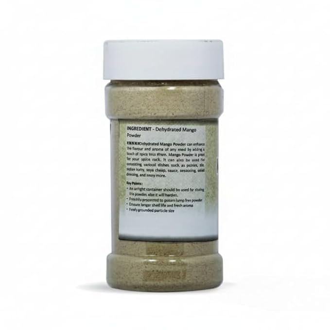 Organically Grown Dry Mango Powder a Cooking and Kitchen Essential KhataiAmchur Mango Powder All-Natural Flavor -150 gm