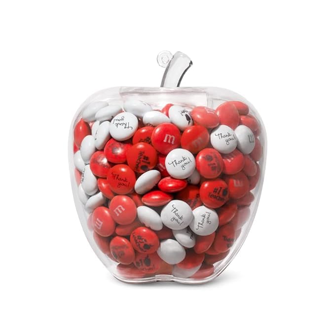 M&ampM'S Teacher Gift Apple Gift Box 2-Pack Sweet Gift for Teacher Appreciation Thank You Teacher Gifts End of Year Gifts Back To School Gifts