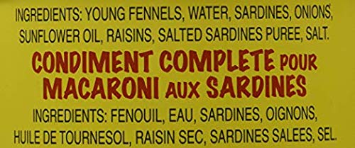 Cuoco Seasoning for Macoroni Pasta con Sarde 14.5 oz (Pack of 4) Cuoco Condimento per Pasta con Sarde