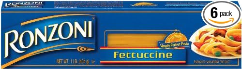 Ronzoni Fettuccine Florentine 12-Ounce (Pack of 6)
