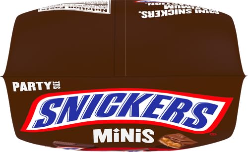SNICKERS Minis Size Milk Chocolate Candy Bar Bulk Assortment 35.6 oz Bag (Pack of 2)