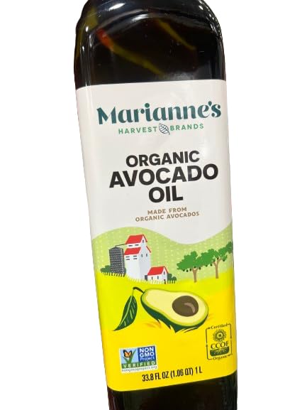 Marianne’s Harvest Organic Avocado Oil 1-Liter (Pack of 2)