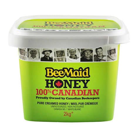 Bee Maid Creamed Honey - 2kg 2 Kilograms/4.4 Pounds