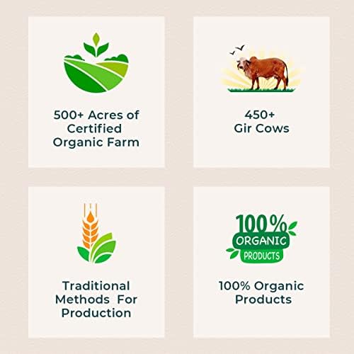 GirOrganic Grass Fed A2 Ghee Clarified Butter from Girorganic - Unsalted Gir Cow Ghee Butter - Organic Ghee Oil - Pasture Raised Non-GMO Lactose-Free (160 Oz)