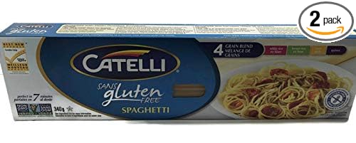 Catelli Gluten Free Spaghetti Pasta - 2 Pack 340g12oz. {Imported from Canada}