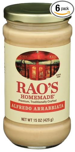 Raos Alfredo Arrabbiata Sauce 15 oz (Pack of 6)