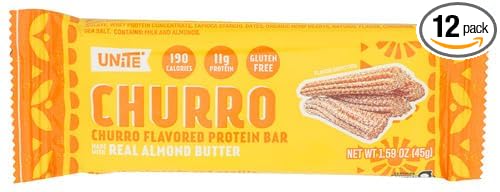 Unit.e Bar Protein Churro 1.59 oz (Pack of 12)