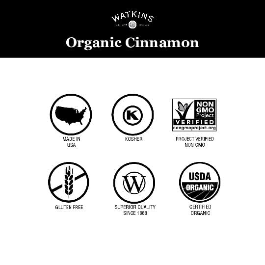 Watkins Organic Cinnamon Sticks 1.2 Ounce 3 Count