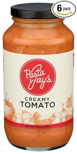 Pasta Jays Creamy Tomato Sauce 26 oz (Pack of 6)