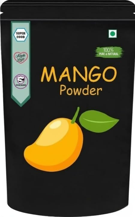 Mango Fruit Powder | Dry No Added Sugars and Preservatives Amchoor Rich in Iron |Organic For Chutney Pickle and Fruit Salad - 100 gm
