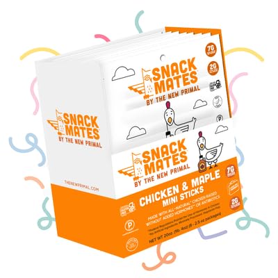 The New Primal Stick Snack Mite Chicken Maple 2.5 oz (Pack of 8)